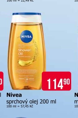Nivea sprchový olej 200 ml