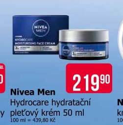 Nivea Men Hydrocare hydratační pleťový krém 50 ml