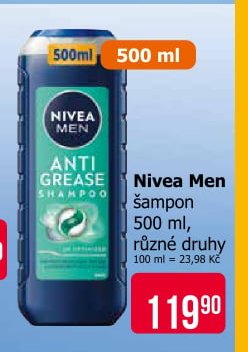 Nivea Men šampon 500 ml, různé druhy