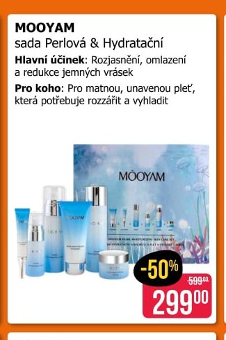 MOOYAM sada Perlová & Hydratační