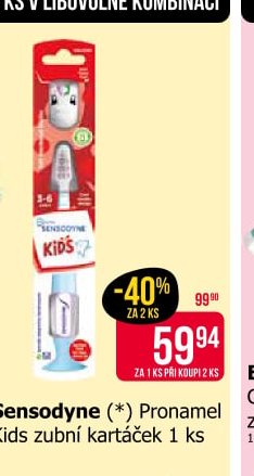 Sensodyne (*) Pronamel Kids zubní kartáček 1 ks