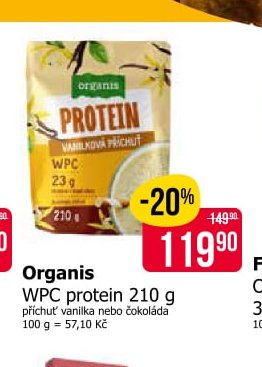 Organis WPC protein 210 g - Teta drogerie aktualniletaky.eu