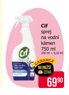 Cif sprej na vodní kámen - Teta drogerie aktualniletaky.eu
