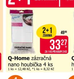 Q-Home zázračná nano houbička 4 ks - Teta drogerie aktualniletaky.eu
