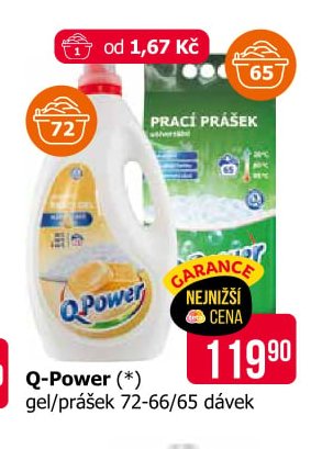 Q-Power gel/prášek 72-66/65 dávek