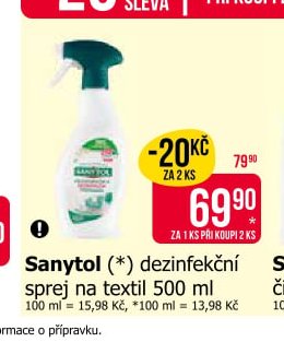 Sanytol dezinfekční sprej na textil 500 ml