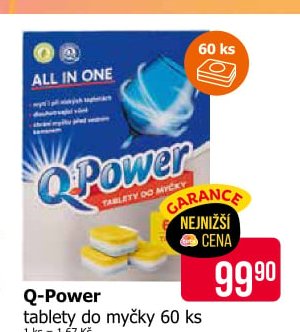Q-Power tablety do myčky 60 ks