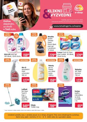 aktuální leták Teta drogerie 27.8.2026-8.9.2026