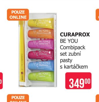 CURAPROX BE YOU Combipack set zubní pasty s kartáčkem