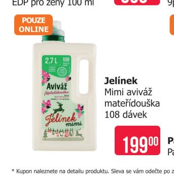 Jelínek Mimi aviváž mateřídouška 108 dávek