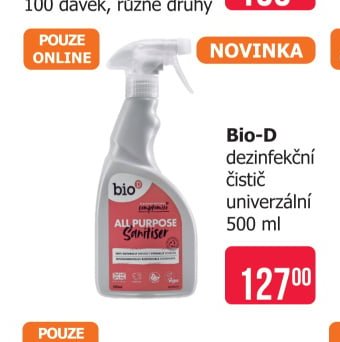 Bio-D dezinfekční čistič univerzální 500 ml