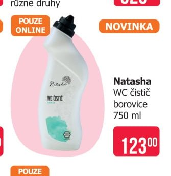 Natasha WC čistič borovice 750 ml