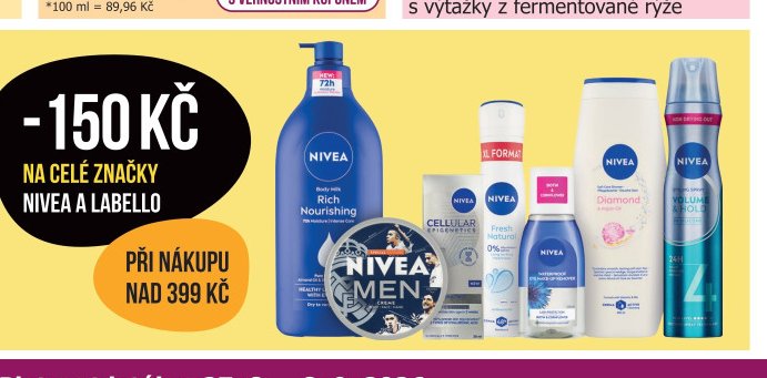 Nivea tělová mléka a deodoranty - Teta drogerie aktualniletaky.eu