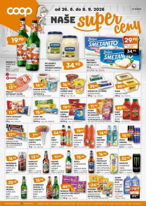 aktuální leták COOP 26.8.2026-8.9.2026