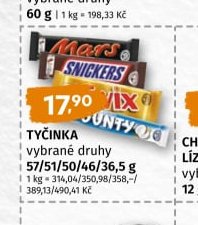 Tyčinka Mars, Snickers - COOP aktualniletaky.eu
