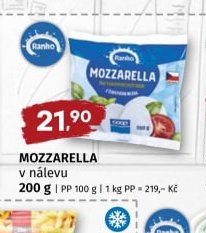 RANHO MOZZARELLA v nálevu - COOP aktualniletaky.eu