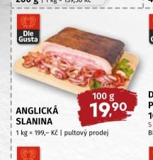 DIE GUSTA ANGLICKÁ SLANINA - COOP aktualniletaky.eu