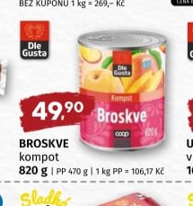 DIE GUSTA BROSKVE kompot - COOP aktualniletaky.eu