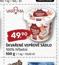 VAROMA ŠKVAŘENÉ VEPŘOVÉ SÁDLO - COOP aktualniletaky.eu