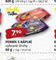 SLADKÁ TEČKA PERNÍK S NÁPLNÍ - COOP aktualniletaky.eu