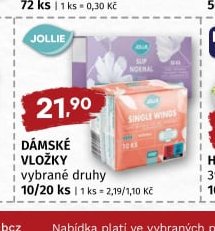 JOLLIE DÁMSKÉ VLOŽKY - COOP aktualniletaky.eu