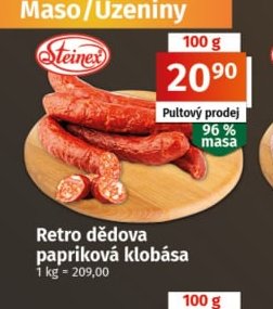 Retro dědova papriková klobása - COOP aktualniletaky.eu