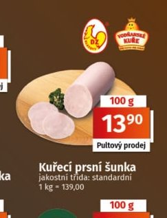 Kuřecí prsní šunka