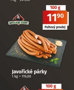Javořické párky