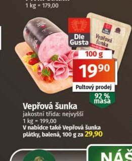 Vepřová šunka - COOP aktualniletaky.eu