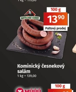 Kominický česnekový salám - COOP aktualniletaky.eu