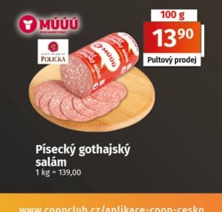 Písecký gothajský salám - COOP aktualniletaky.eu