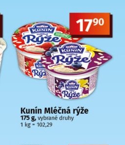 Kunín Mléčná rýže - COOP aktualniletaky.eu