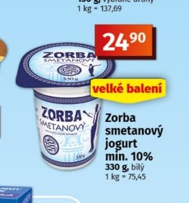 Zorba smetanový jogurt - COOP aktualniletaky.eu