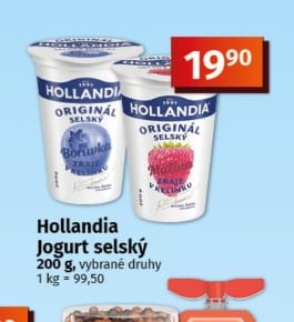 Hollandia Jogurt selský - COOP aktualniletaky.eu