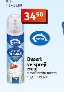 Dezert ve spreji - COOP aktualniletaky.eu