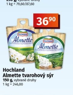 Hochland Almette tvarohový sýr - COOP aktualniletaky.eu