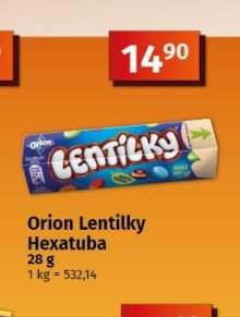 Orion Lentilky Hexatuba - COOP aktualniletaky.eu