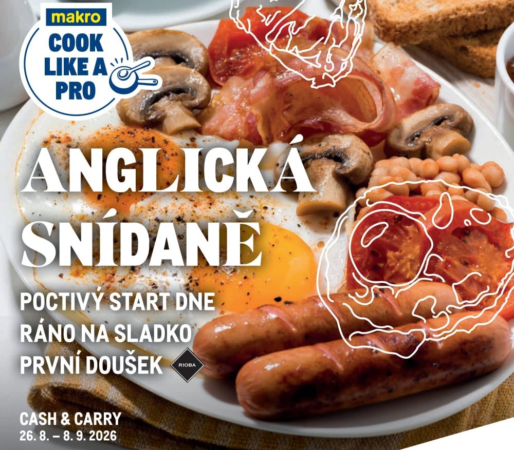 Anglická snídaně - Makro aktualniletaky.eu
