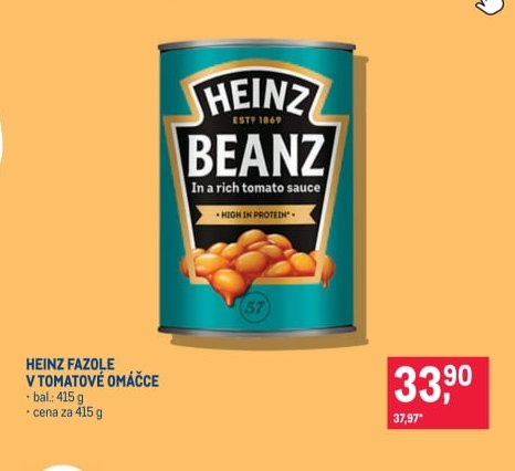 Heinz Fazole v tomatové omáčce - Makro aktualniletaky.eu