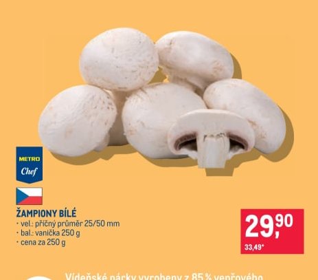 Žampiony bílé - Makro aktualniletaky.eu