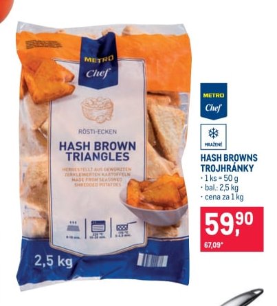 Metro Chef Hash Brown trojhránky - Makro aktualniletaky.eu