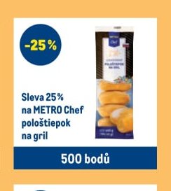 METRO Chef pološtiepok na gril - Makro aktualniletaky.eu