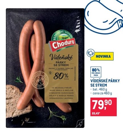 VÍDEŇSKÉ PÁRKY SE SÝREM - Makro aktualniletaky.eu