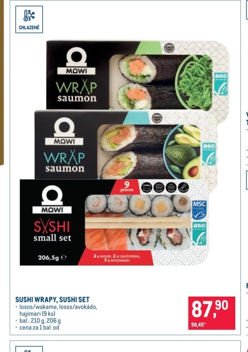 SUSHI WRAPY, SUSHI SET - Makro aktualniletaky.eu
