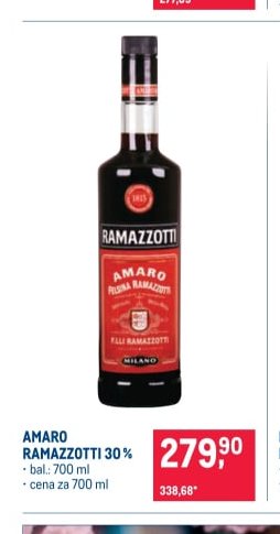AMARO RAMAZZOTTI 30% - Makro aktualniletaky.eu