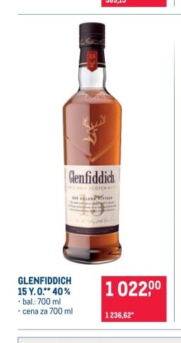 GLENFIDDICH 15 Y.O. - Makro aktualniletaky.eu