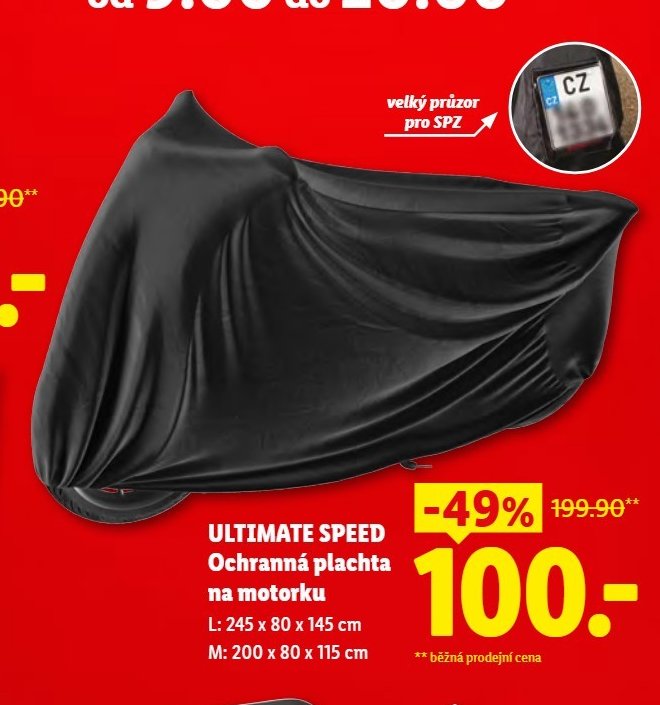 ULTIMATE SPEED Ochranná plachta na motorku - Lidl aktualniletaky.eu