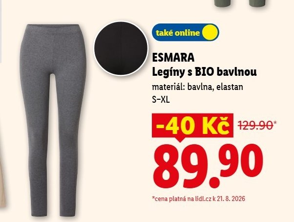 Esmara Legíny s BIO bavlnou - Lidl aktualniletaky.eu