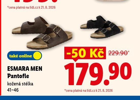 Esmara Men Pantofle - Lidl aktualniletaky.eu