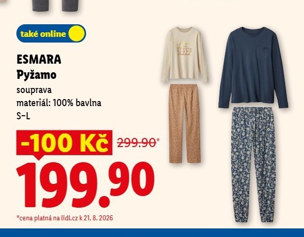 Esmara Pyžamo souprava - Lidl aktualniletaky.eu